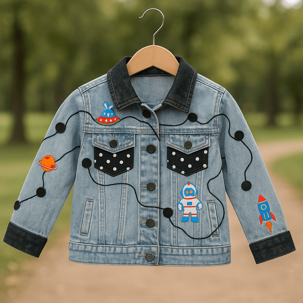 Space Adventure Denim Jacket