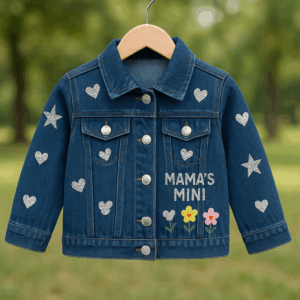 Star Heart Denim Jacket