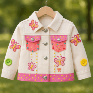 Whimsy Butterfly Kids Jacket
