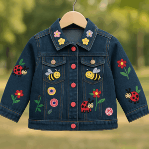 Whimsy Denim Kids Jacket