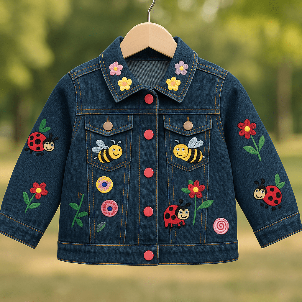 Whimsy Denim Kids Jacket