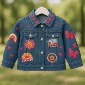 Whimsy Denim Patchwork Jacket